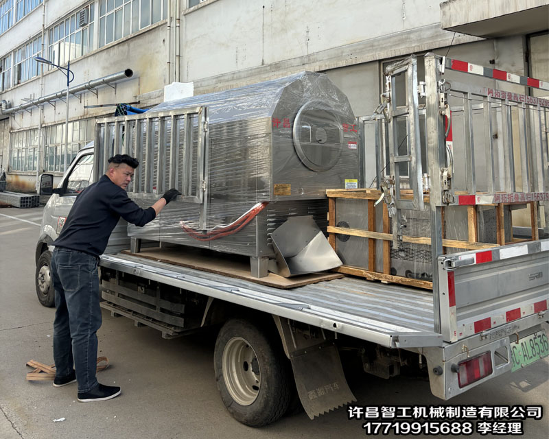 3月16日，200斤多功能型電磁炒貨機(jī)專車(chē)發(fā)貨！